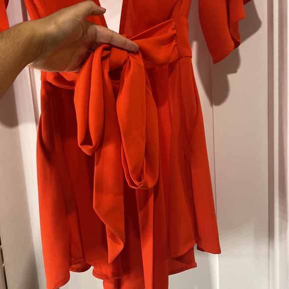 Red/Orange Romper - Picture 7 of 8